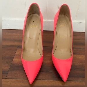 Christian louboutin hot pink heels